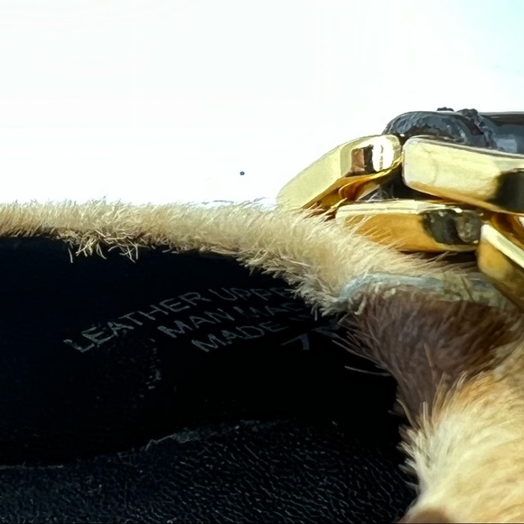 NWOT! Tory Burch Martha Leopard Print Calf Hair Chain Link Block Heel Pumps! 7M - Picture 10 of 10